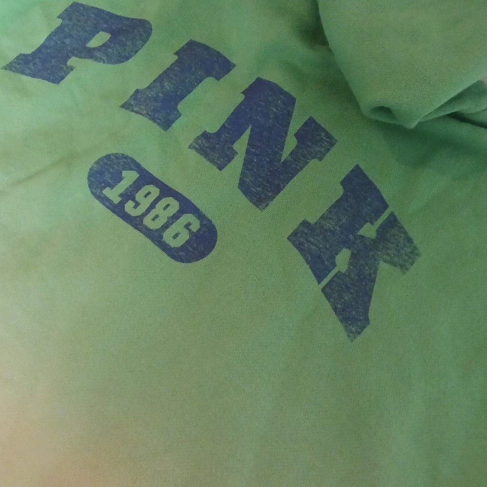 Victoria's Secret PINK Green Sweatshirt